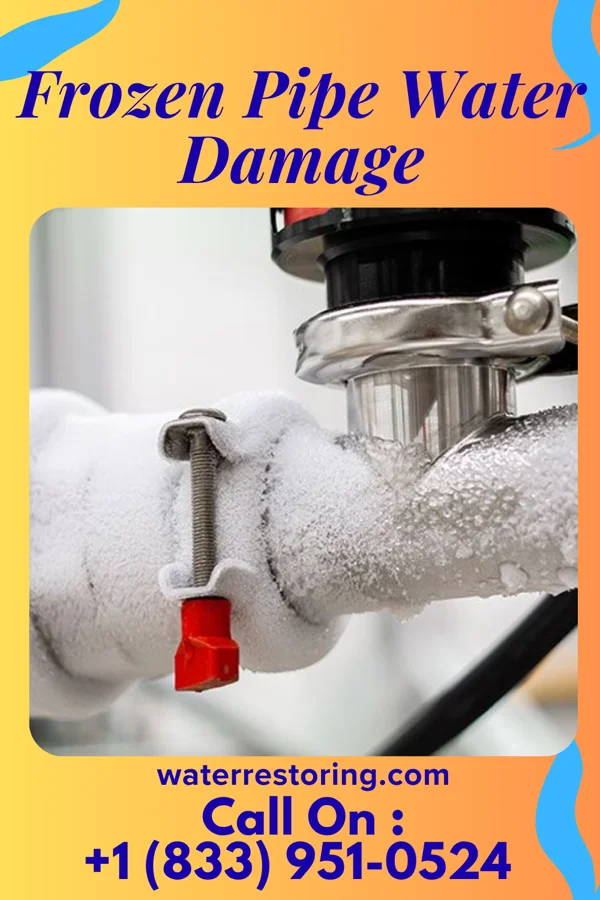 Frozen Pipe Water Damage in Zeba, MI